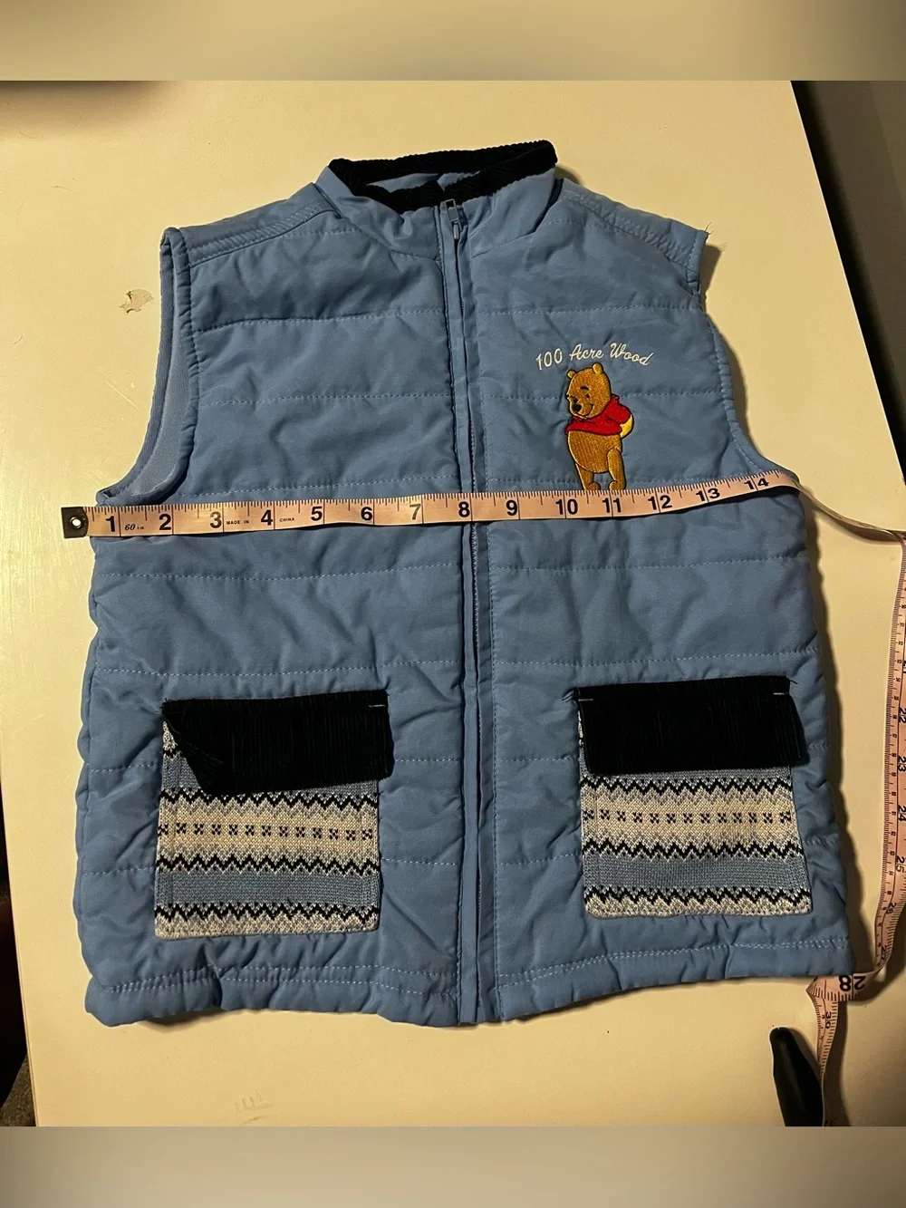 Vintage Disney Youth size 5T ‘Winnie the Pooh’ Blue Vest